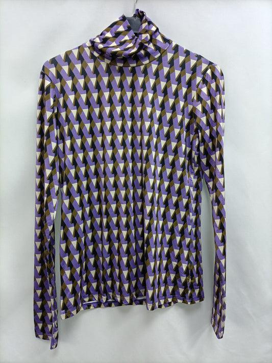 COMPAÑIA FANTASTICA. Top licra estampado T.s