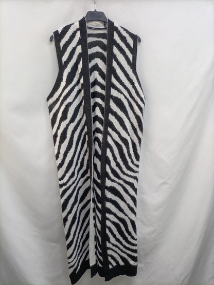 OTHERS. Zebra knit vest TU(m)