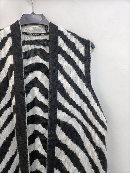 OTHERS. Zebra knit vest TU(m)