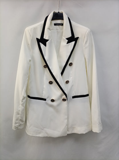 OTHERS. White blazer with buttons Tm