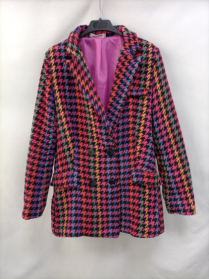 MULAYA. Blazer pata de gallo T.m