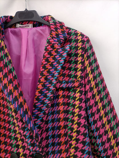 MULAYA. Blazer pata de gallo T.m