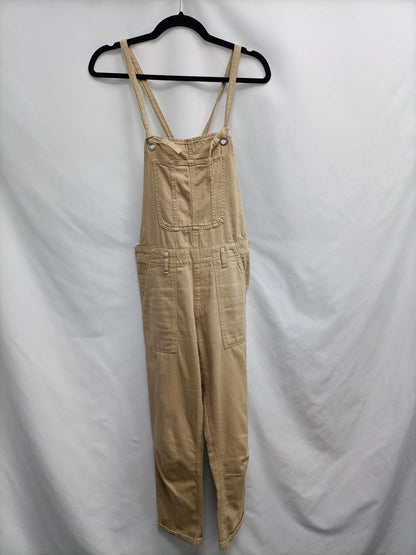 STRADIVARIUS. Beige denim overalls T.36