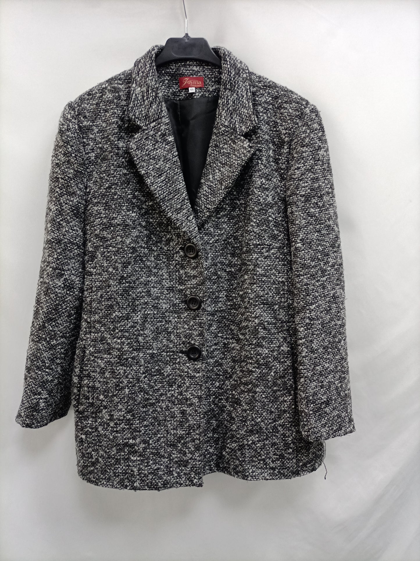 ZUYMA. Abrigo jaspeado T.48