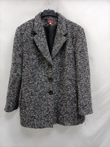 ZUYMA. Abrigo jaspeado T.48