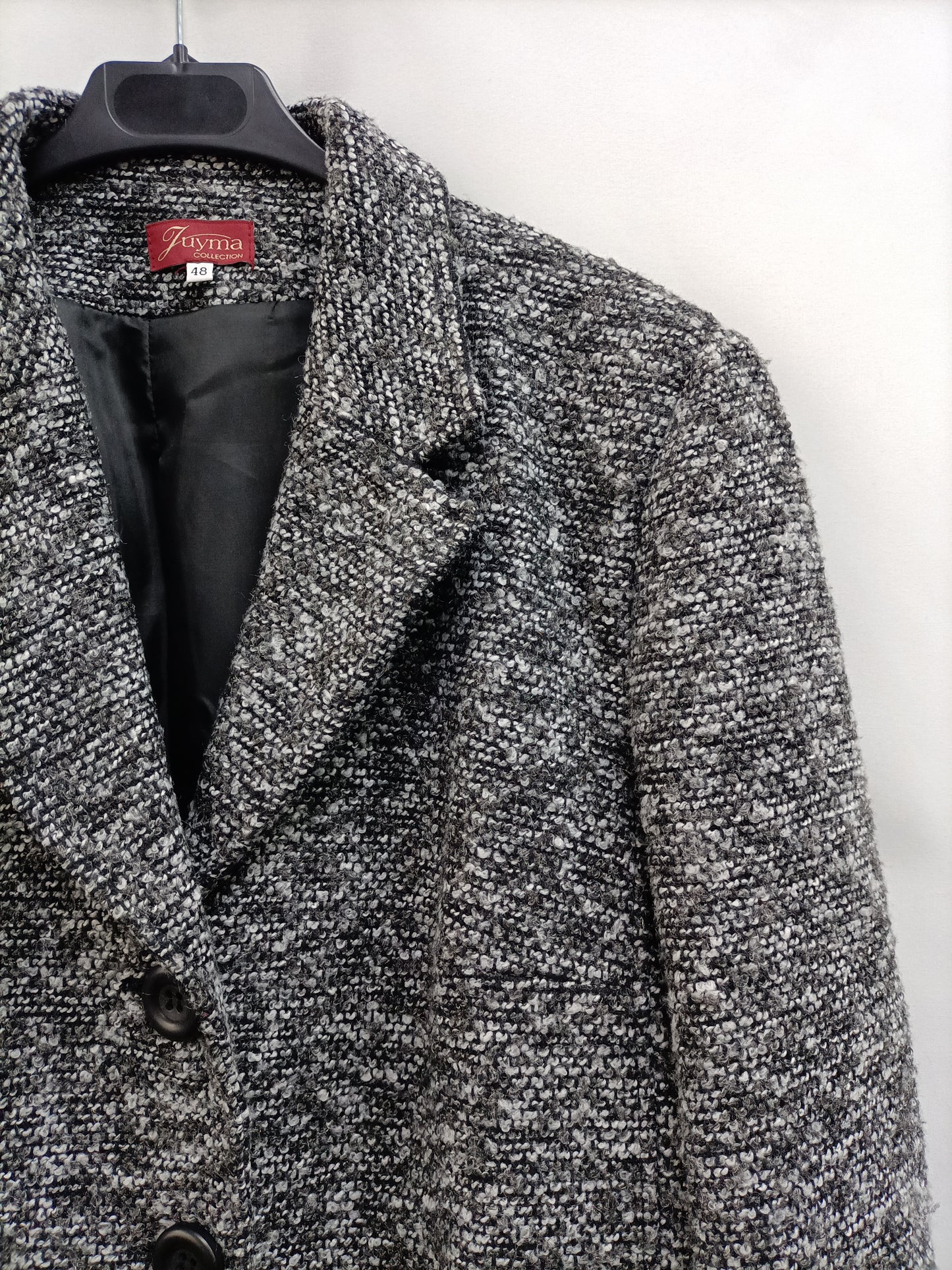 ZUYMA. Abrigo jaspeado T.48