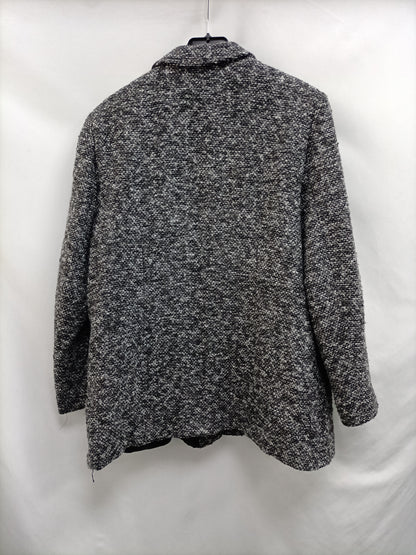 ZUYMA. Abrigo jaspeado T.48