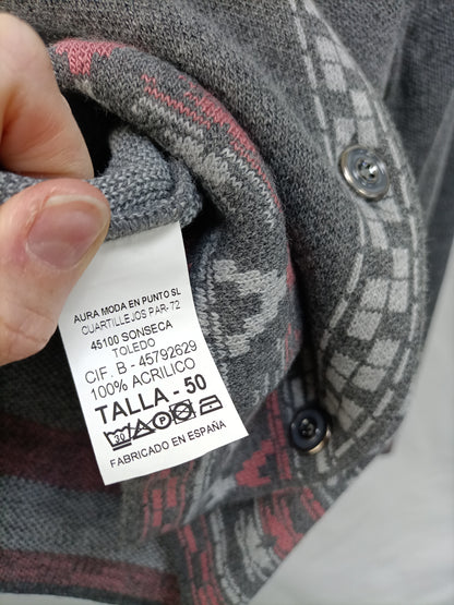 AURA. Chaqueta gris Punto T.50