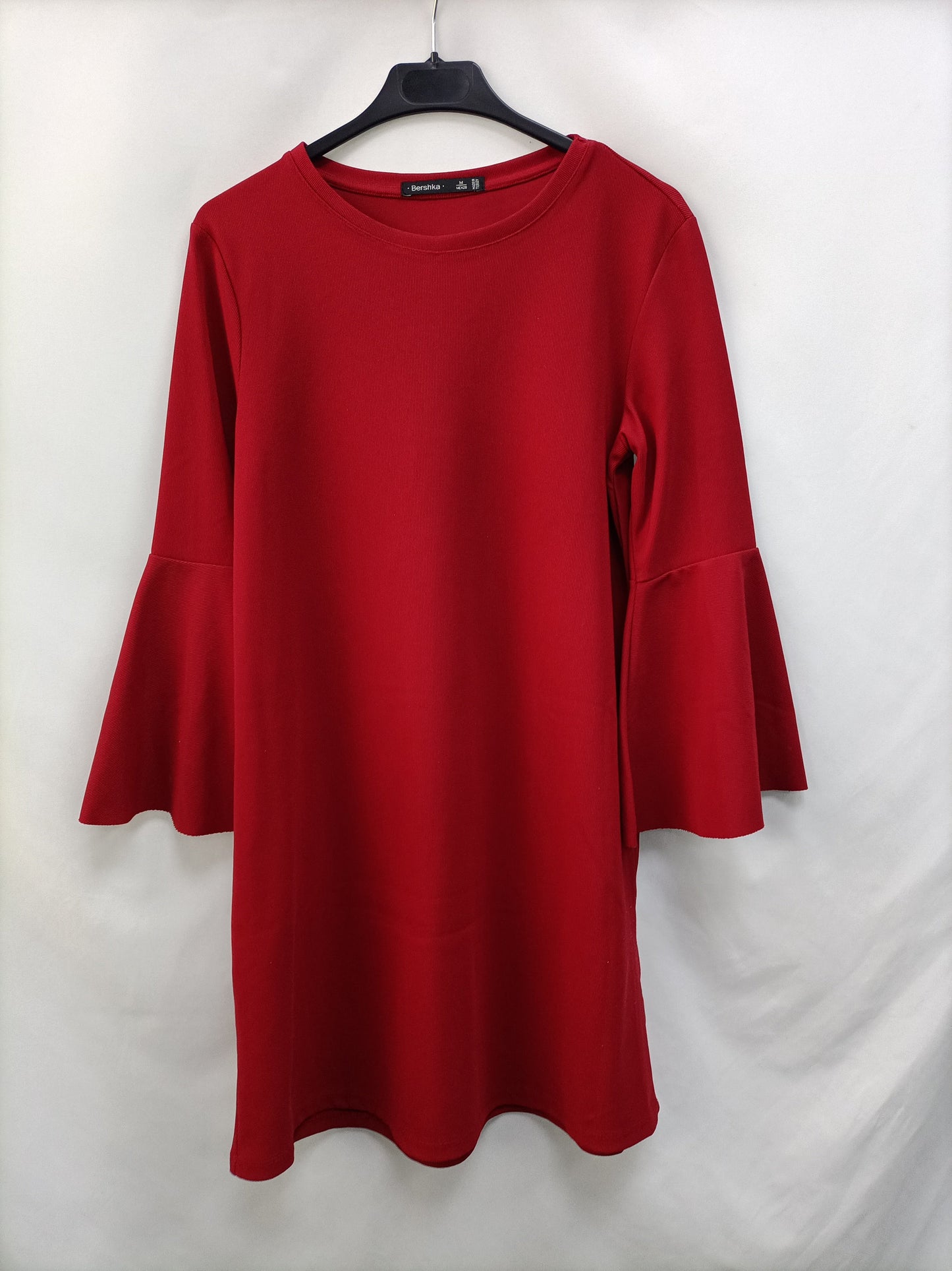 BERSHKA.Burgundy knit dress TM Hibuy market BERSHKA.Burgundy knit dress TM Hibuy market