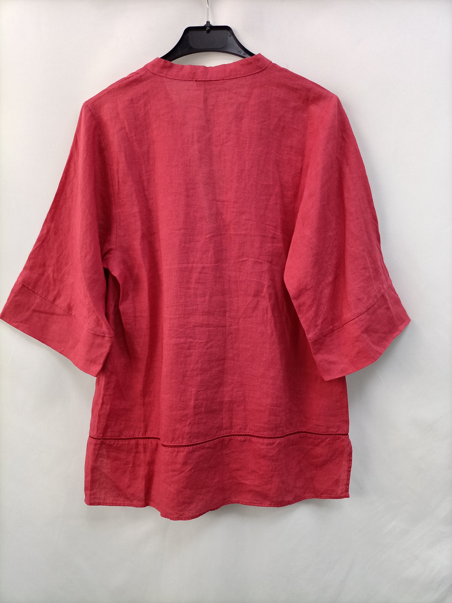 UGALDE.Raspberry linen blouse S.40