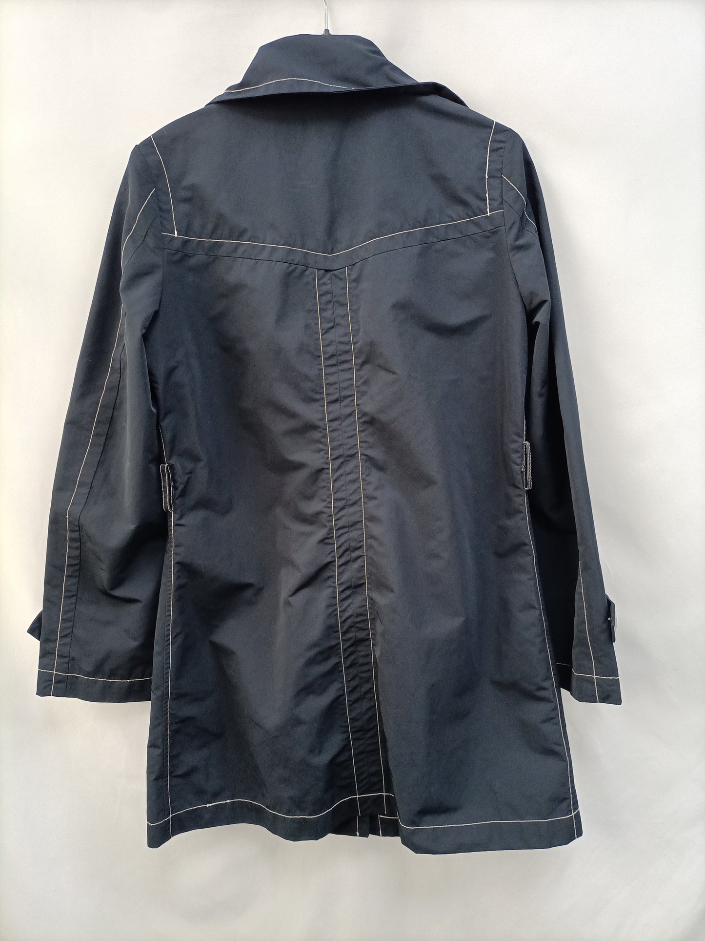 READ OUT.Trench impermeable azul T.XS