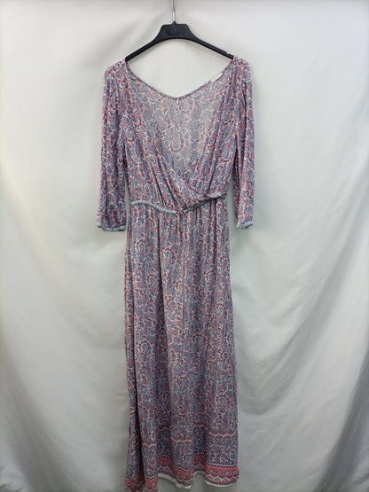 OYSHO.Vestido largo paisley T.M