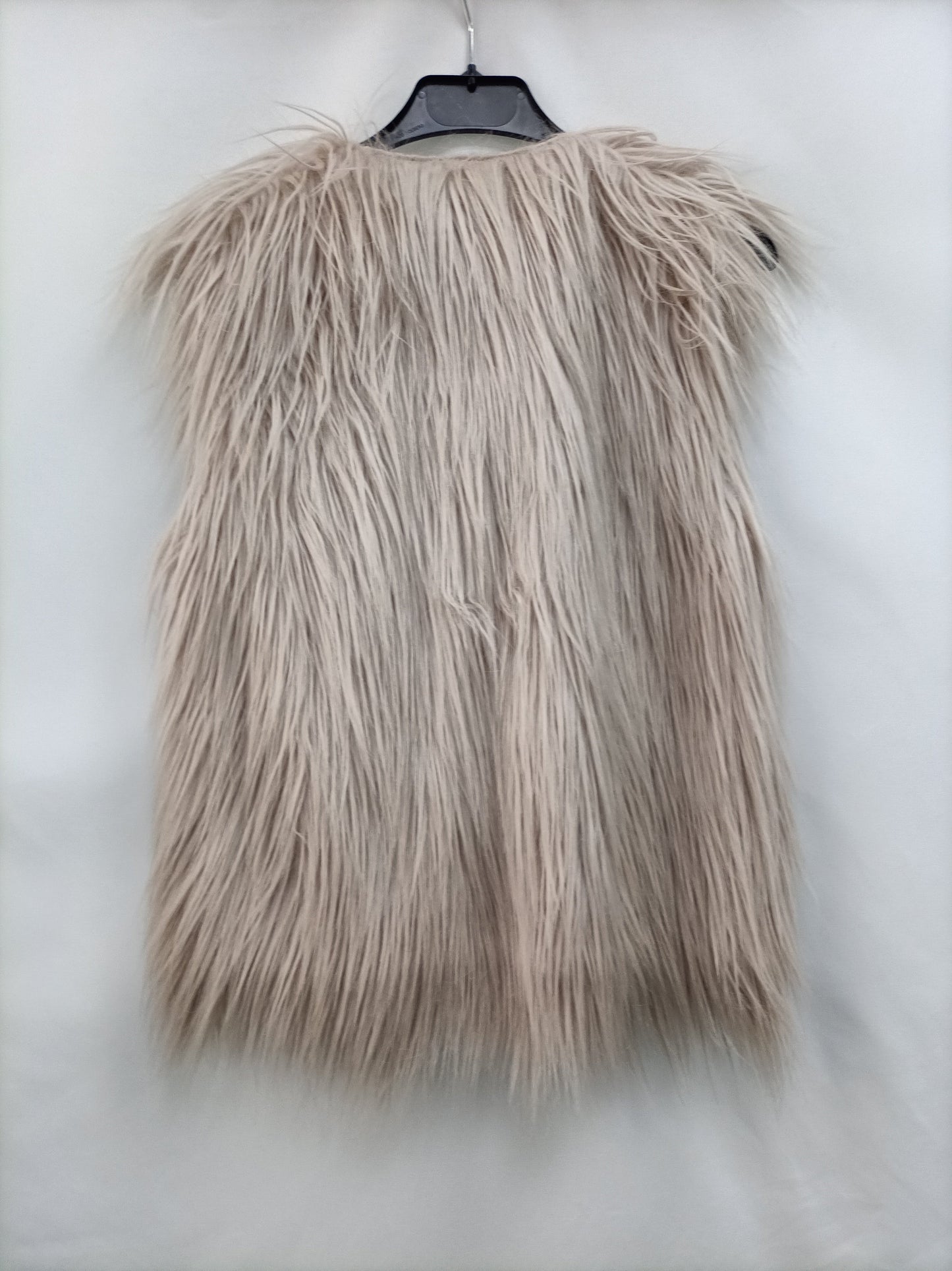 BCBGMAXAAZRIA.Chaleco pelito beige T.XS