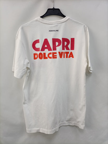 ZARA.Camiseta blanca T.S