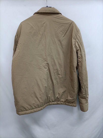 ZARA.Light beige down jacket TS
