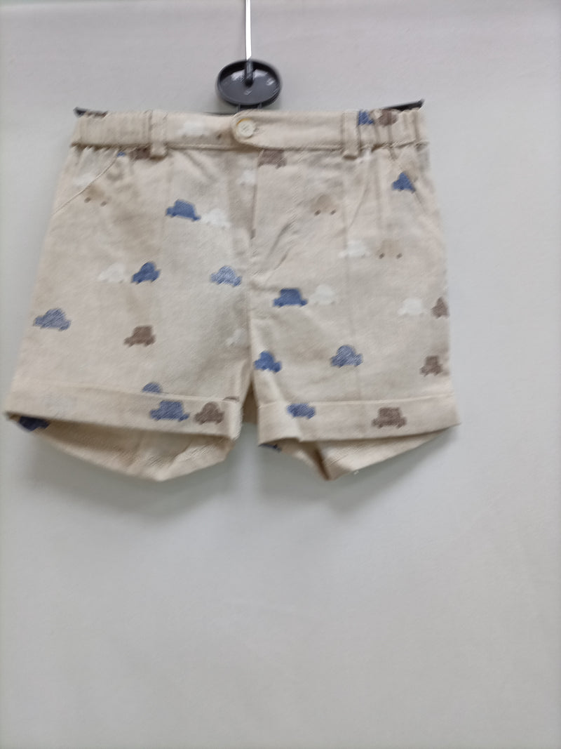 MAYORAL.Pantalones beiges coches T.12 meses