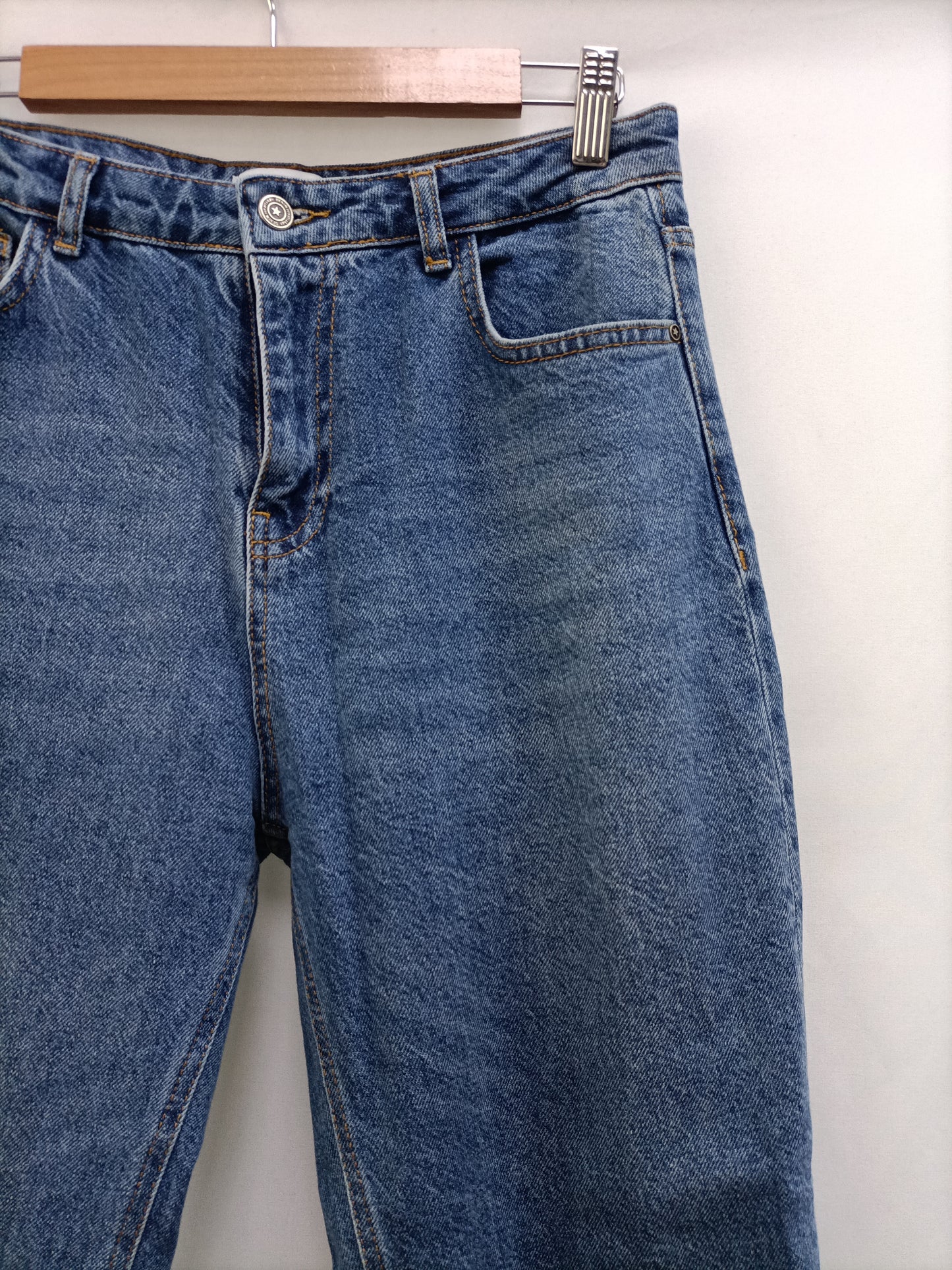 RENATTA&amp;GO. Denim trousers with hem size 38