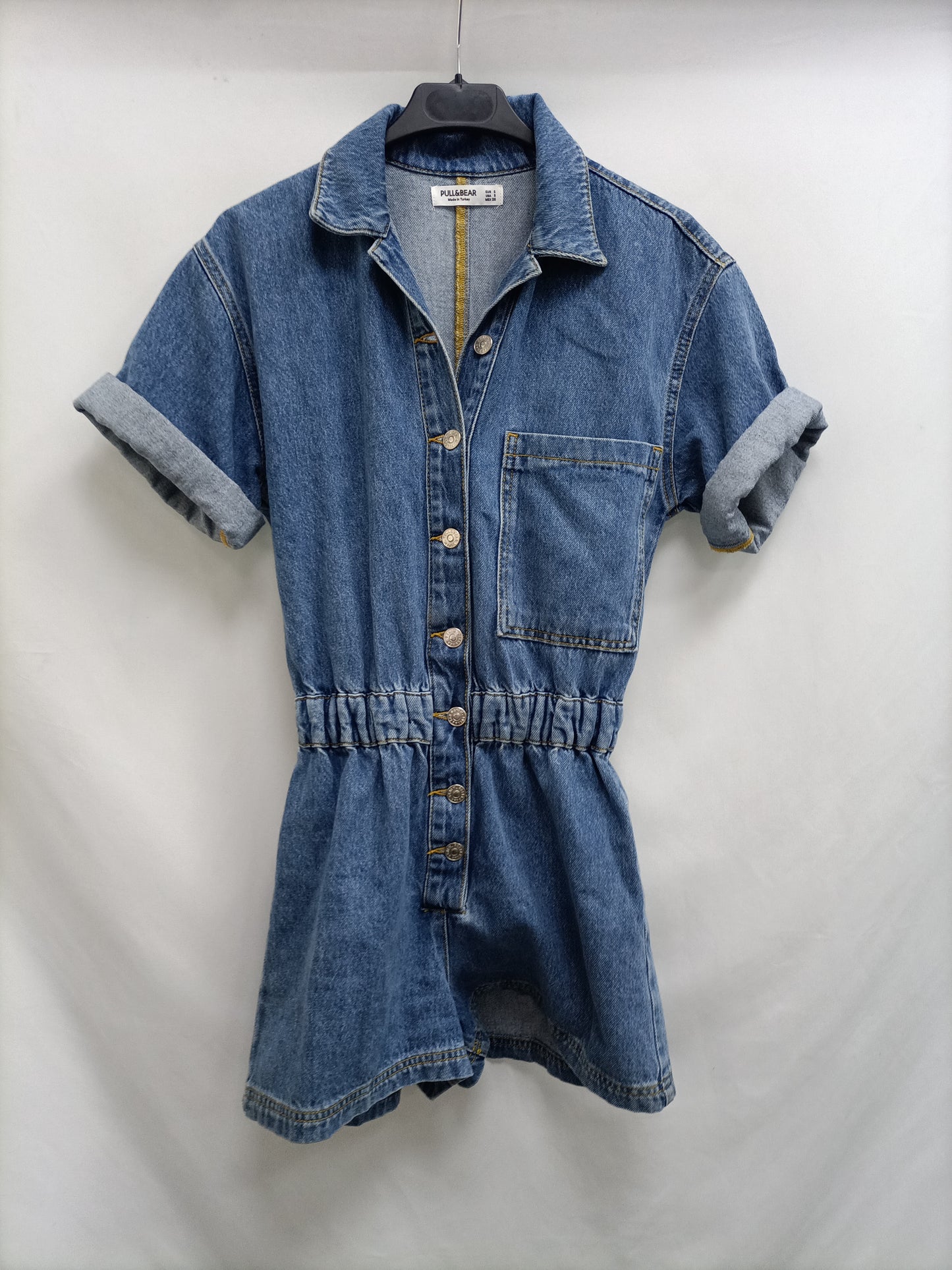 PULL&amp;BEAR. Ts denim short jumpsuit