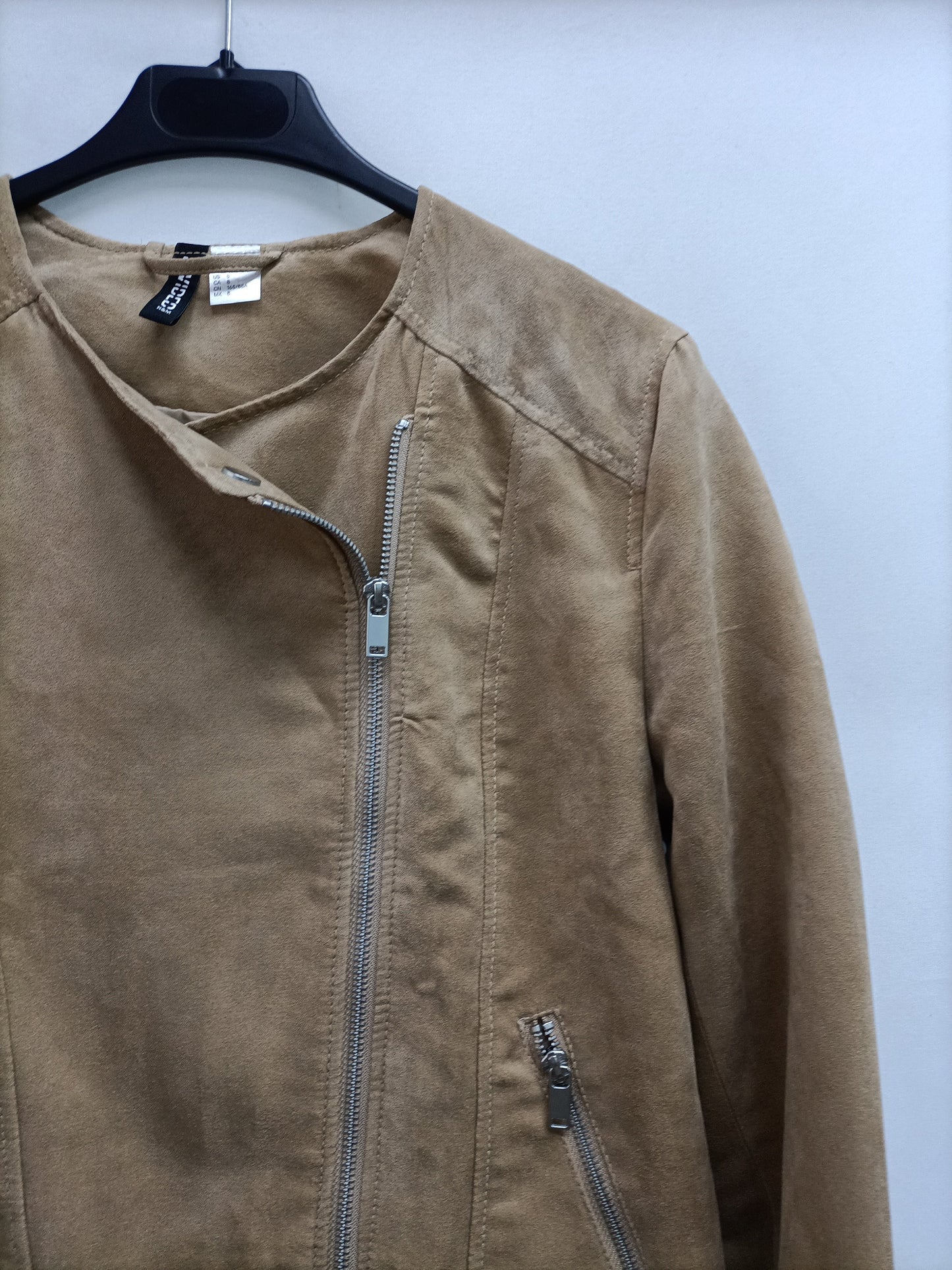 MarketH&M. Chaqueta antelina beige  T.38