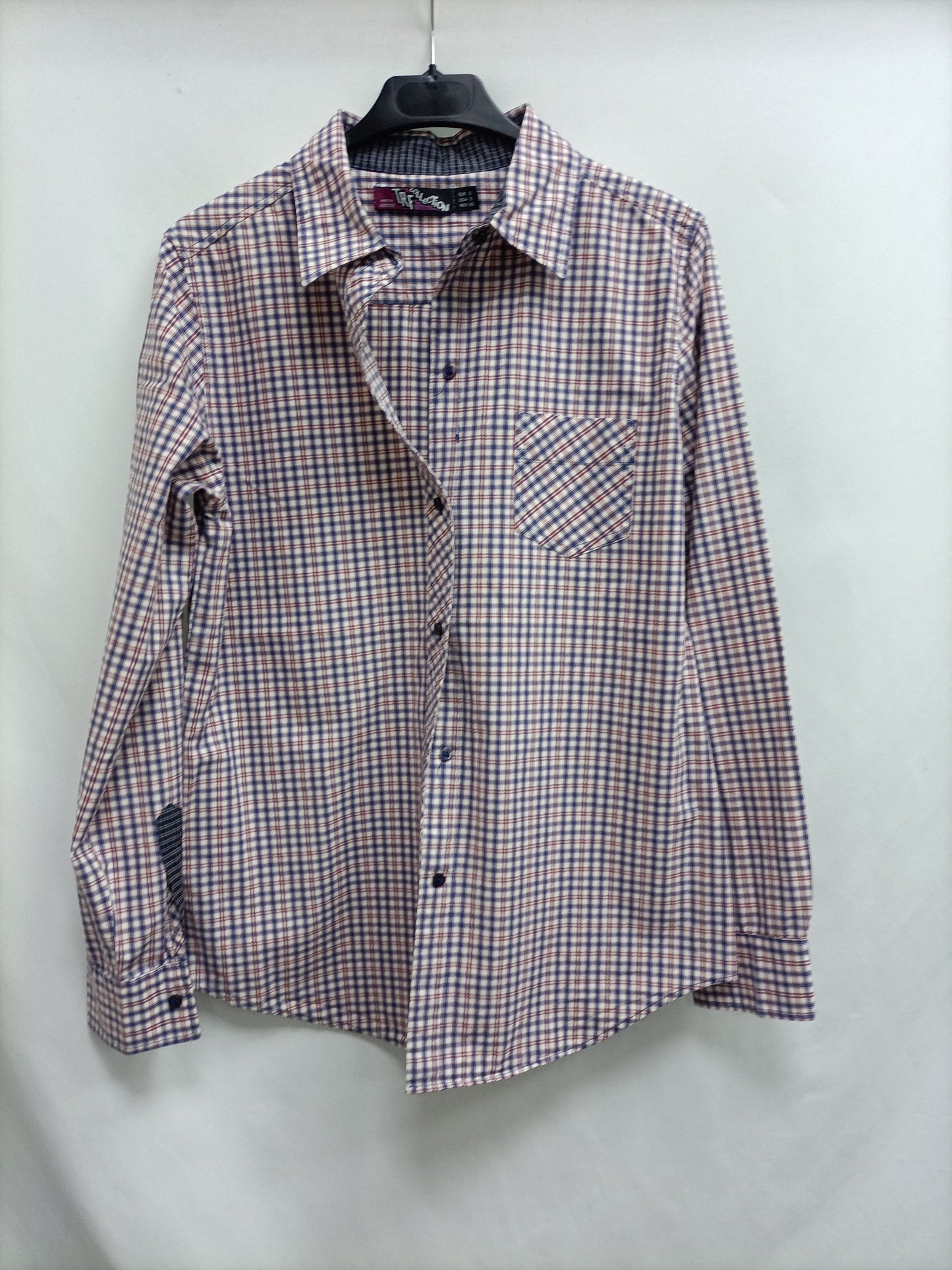 ZARA. Checkered Ts Shirt