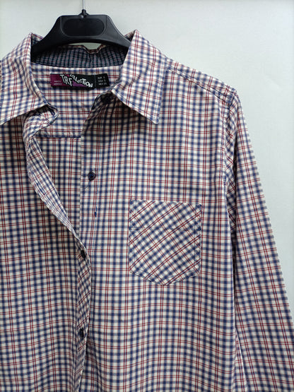 ZARA. Checkered Ts Shirt
