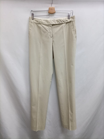 MASSIMO DUTTI. Pantalón recto beige T.40