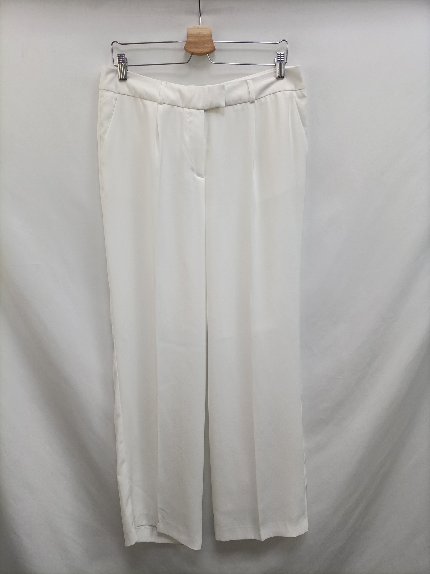 NAFNAF. Flowy white trousers size 40