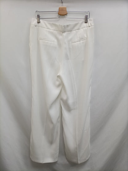 NAFNAF. Flowy white trousers size 40