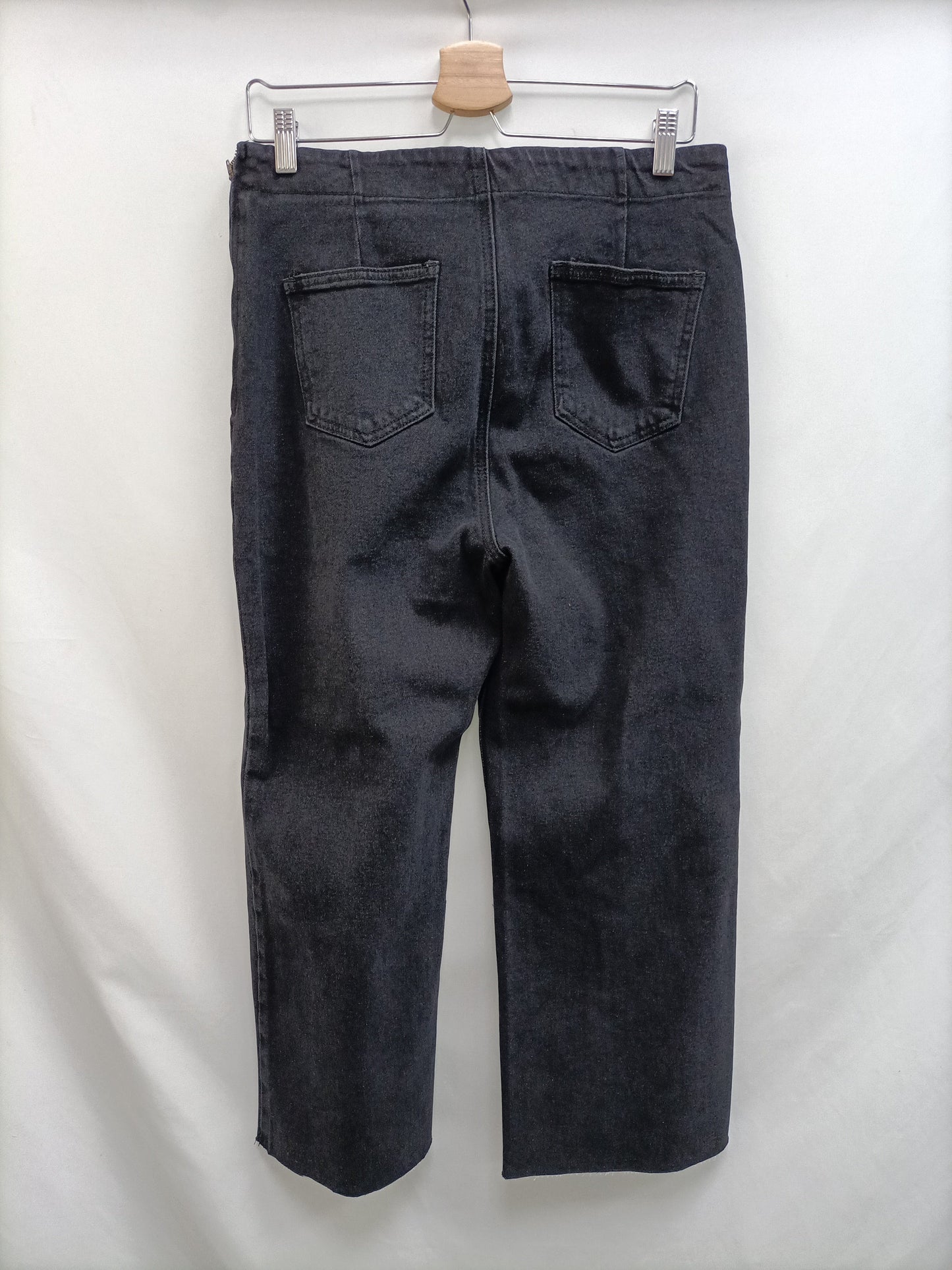 LAAGAM. Black cord trousers S.42