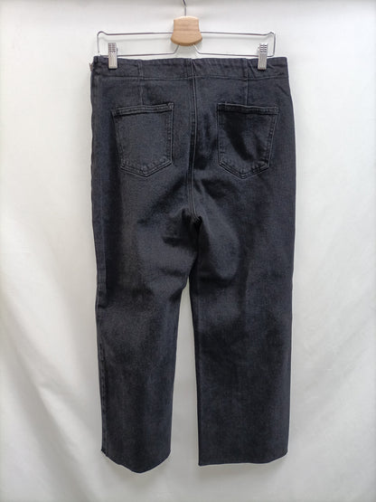 LAAGAM. Black cord trousers S.42