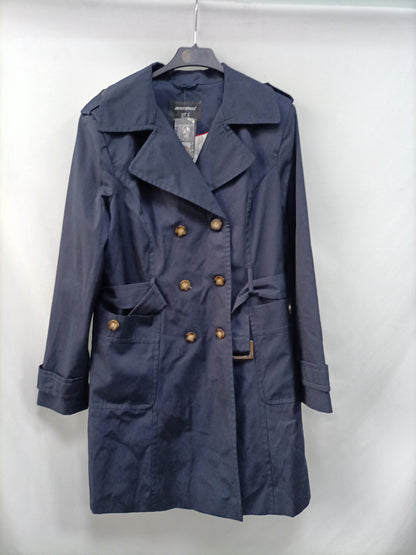 PRIMARK. Blue trench coat size 46