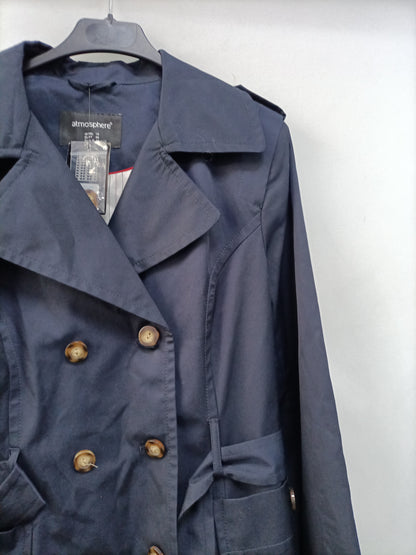 PRIMARK. Blue trench coat size 46