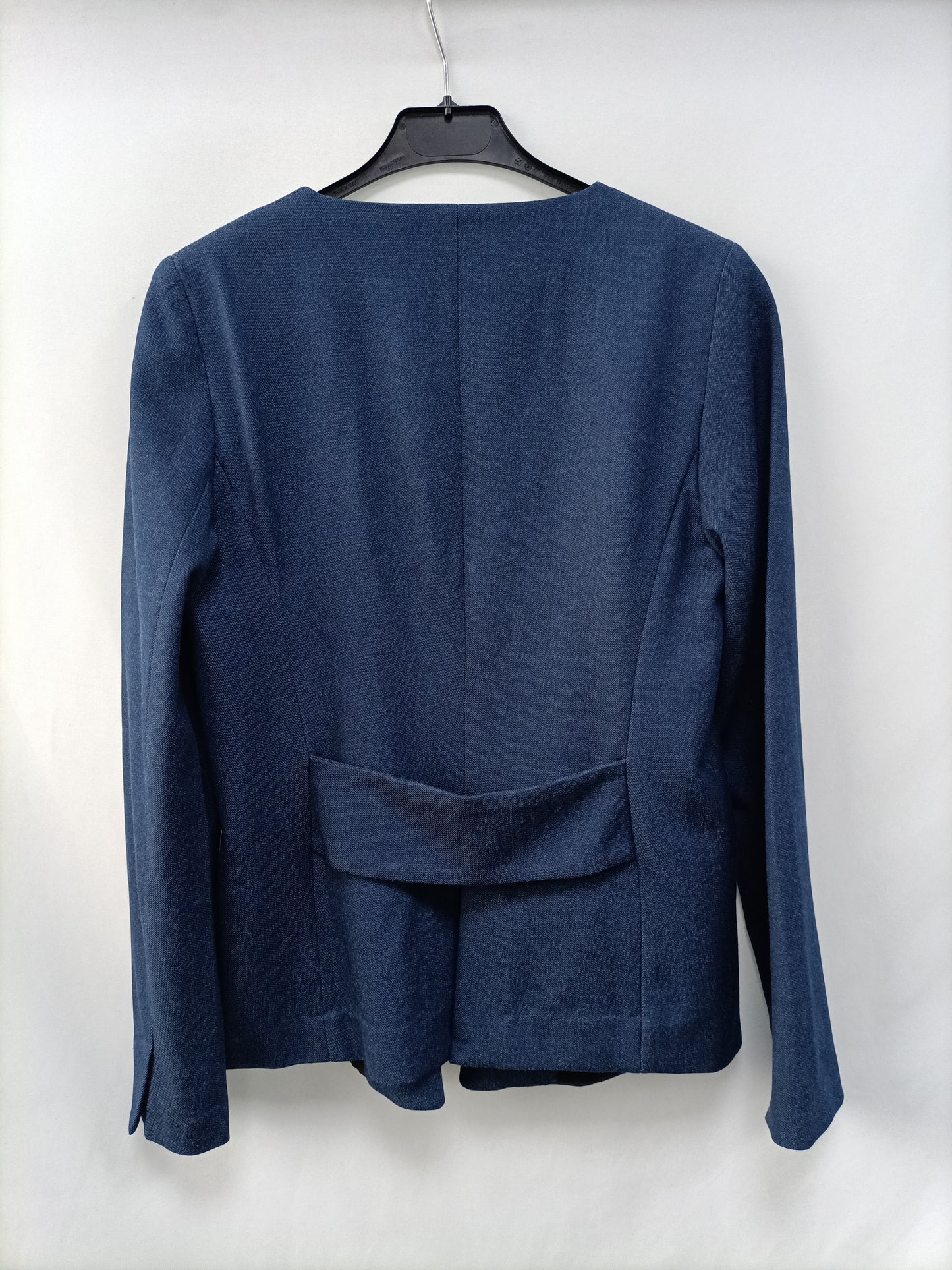 ADRIENNE VITTADINO. Blazer azul fluida T.xs