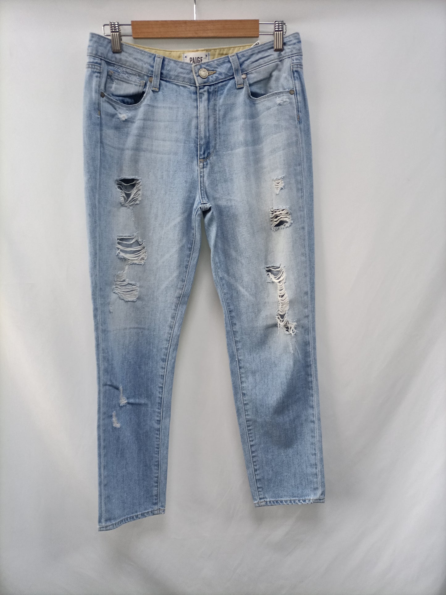 PAIGE. Ripped denim pants S.28 (40)