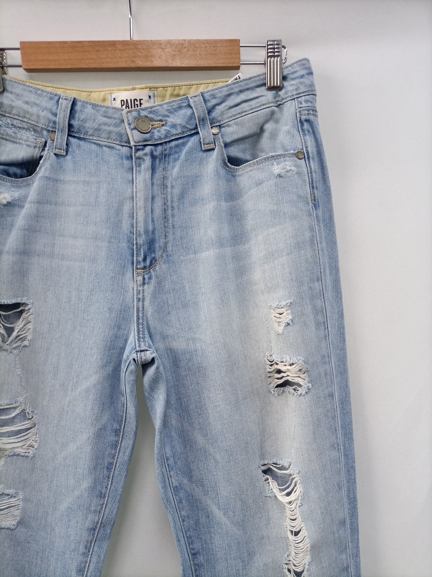 PAIGE. Ripped denim pants S.28 (40)