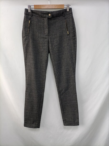 SFERA. Pantalón gris cuadros T.38