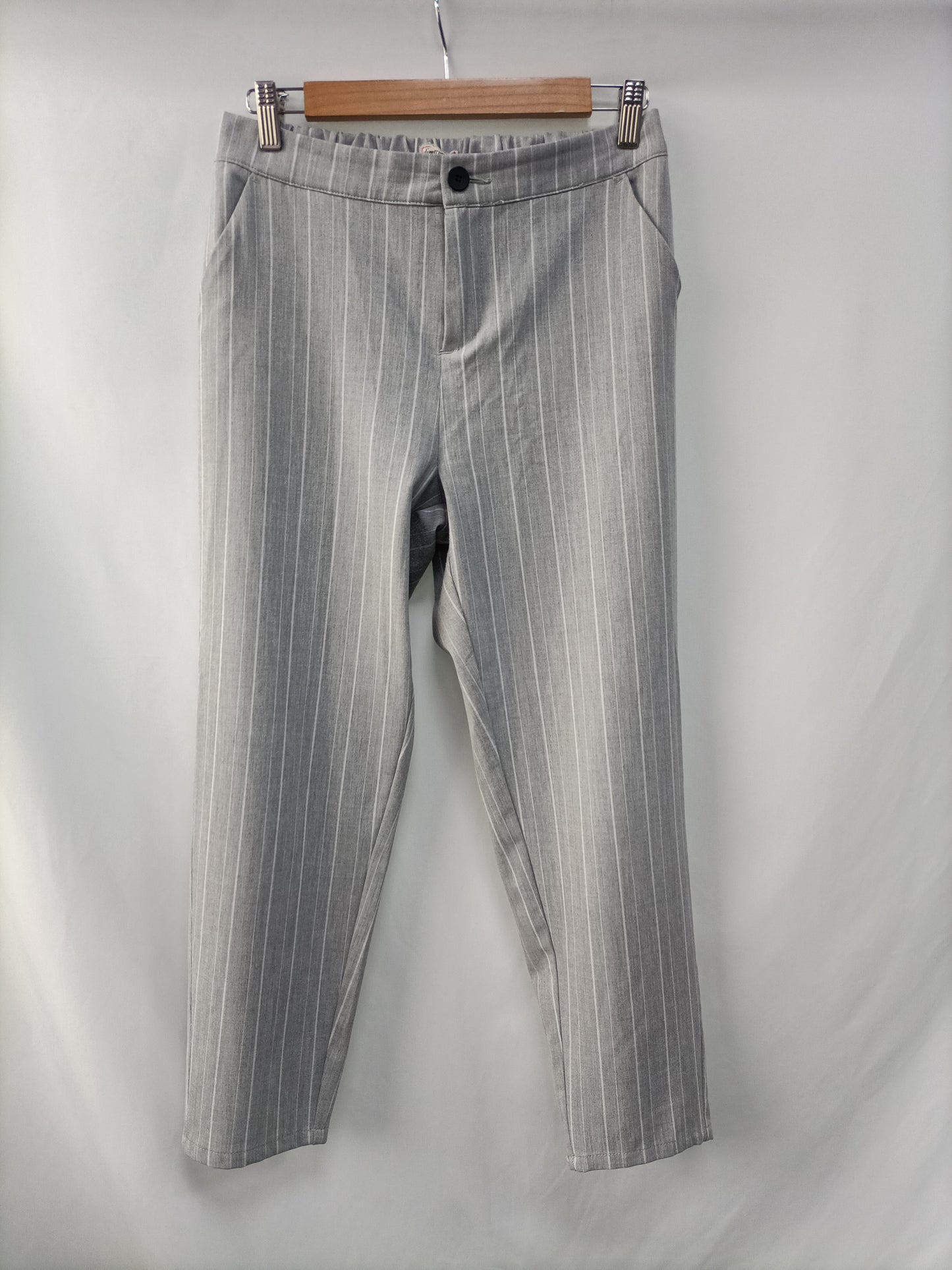 OTHERS. Grey striped trousers Tm