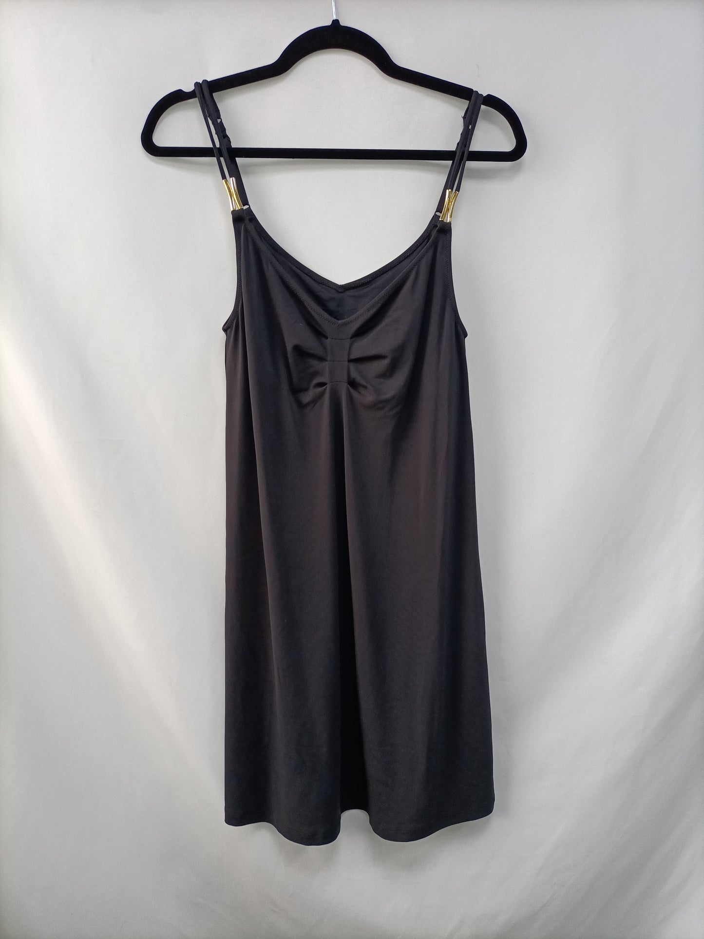 OTRAS. Vestido negrl tirantes T.u(l)