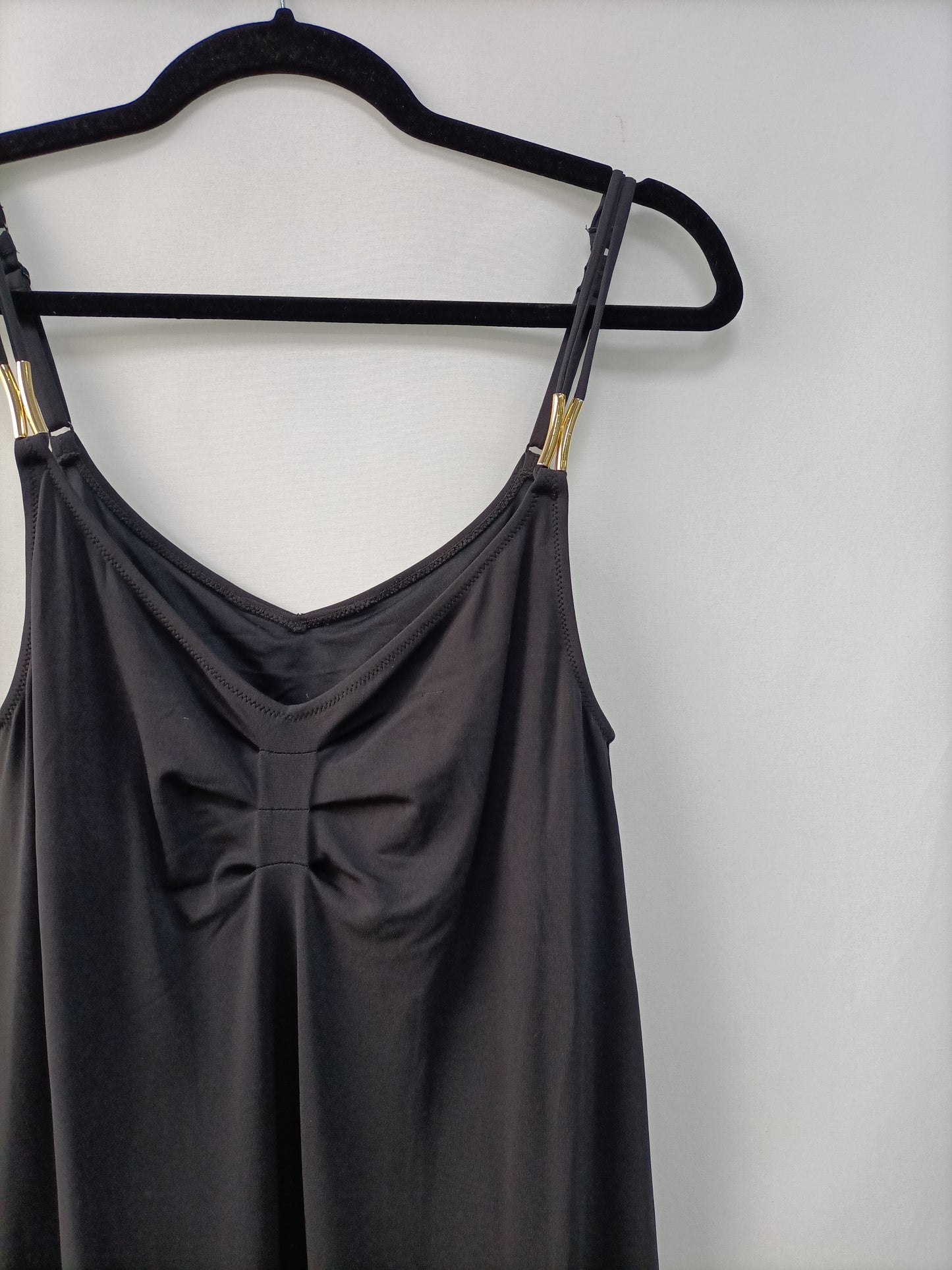 OTRAS. Vestido negrl tirantes T.u(l)