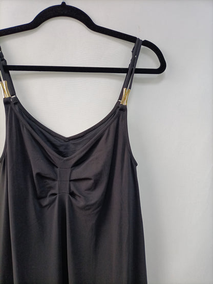 OTRAS. Vestido negrl tirantes T.u(l)
