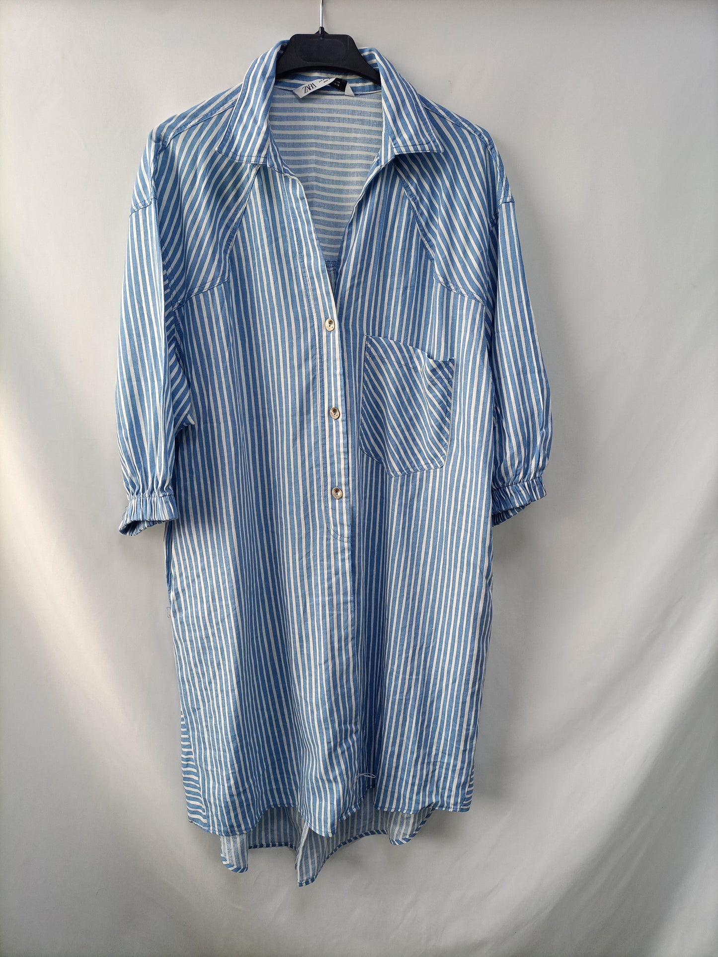 ZARA. Striped shirt dress Tm – Hibuy market