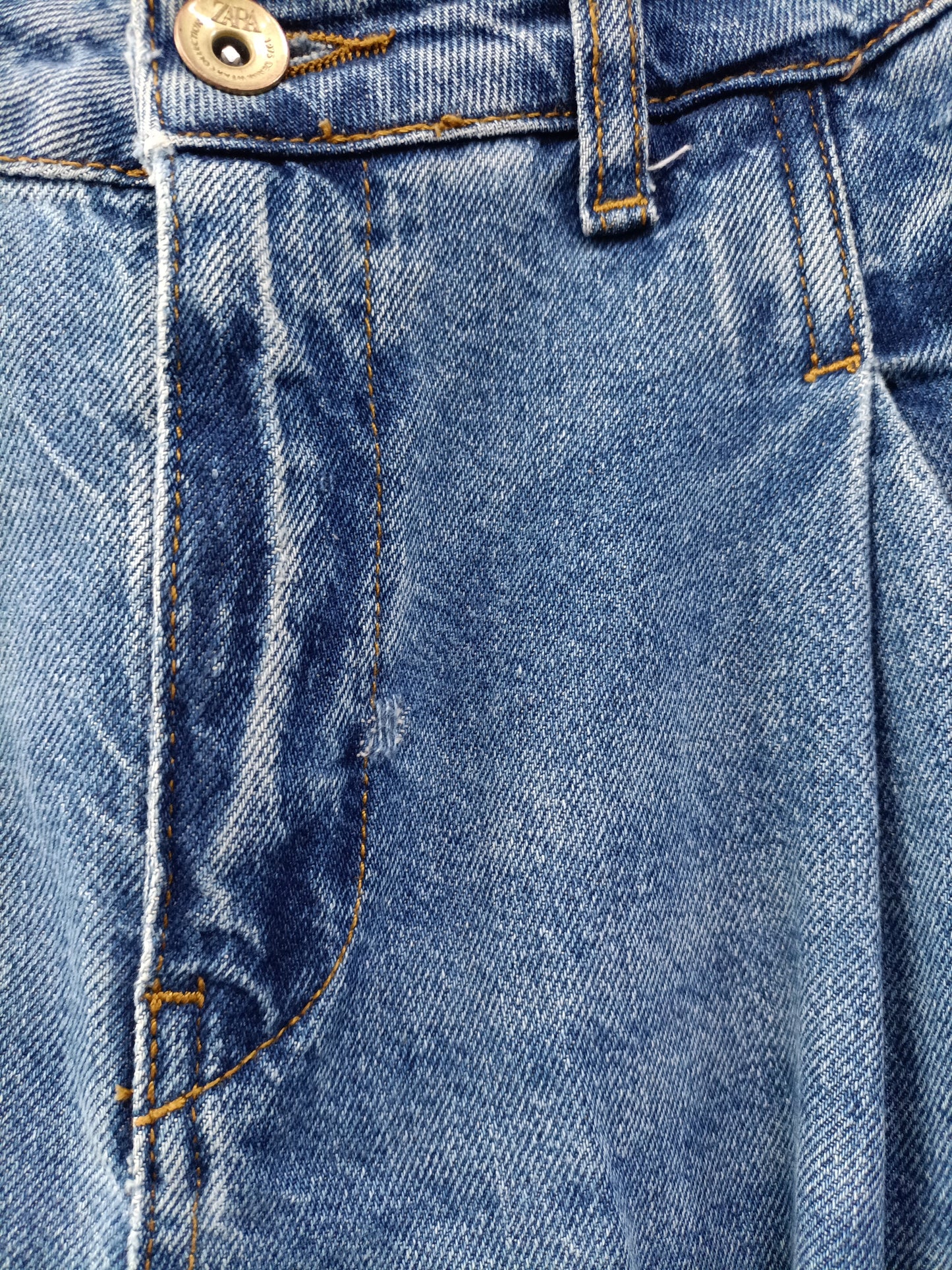 ZARA.Slouchy denim pants S.32 (tara)