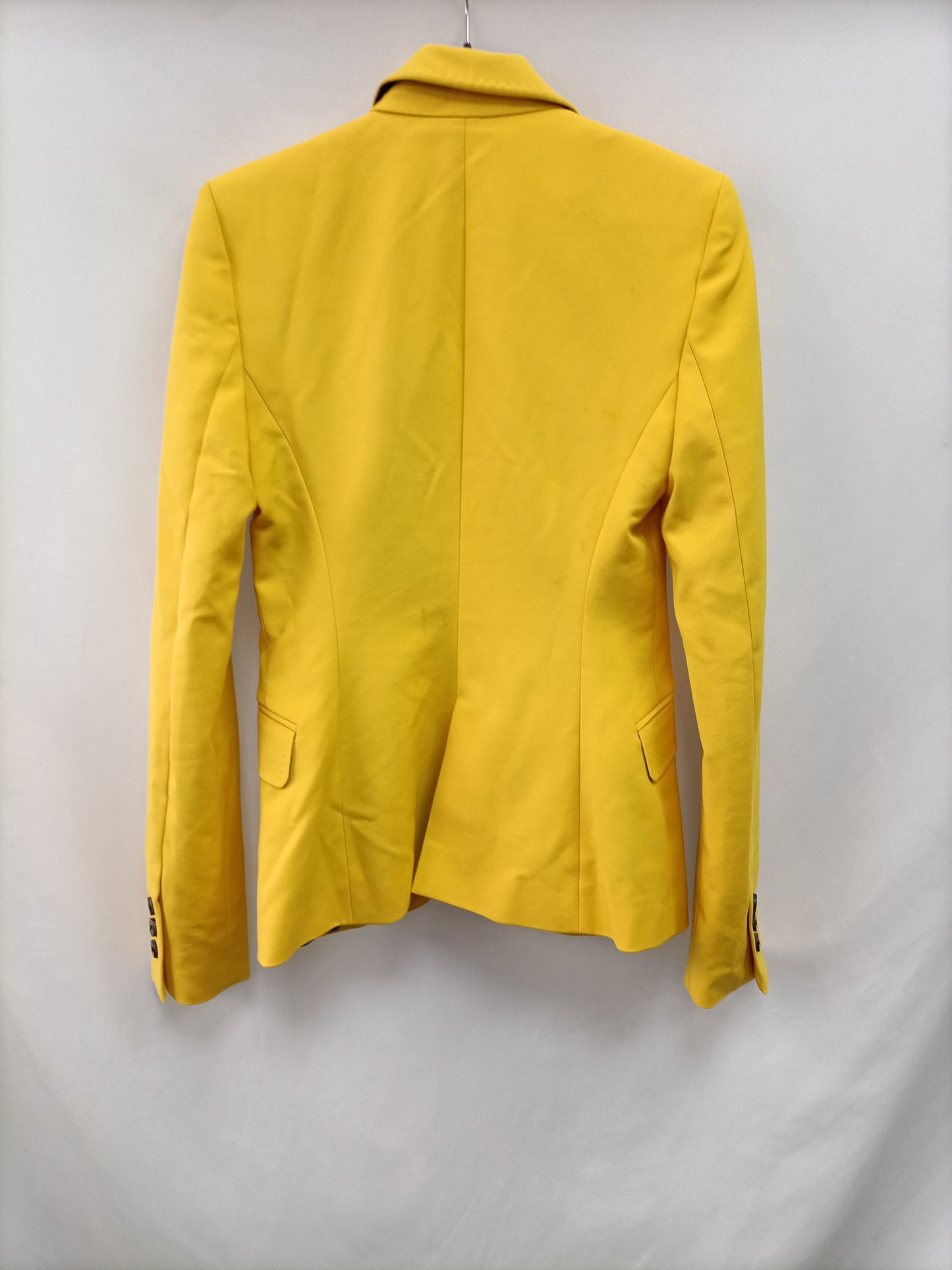 ZARA. Blazer amarilla básica T.xs