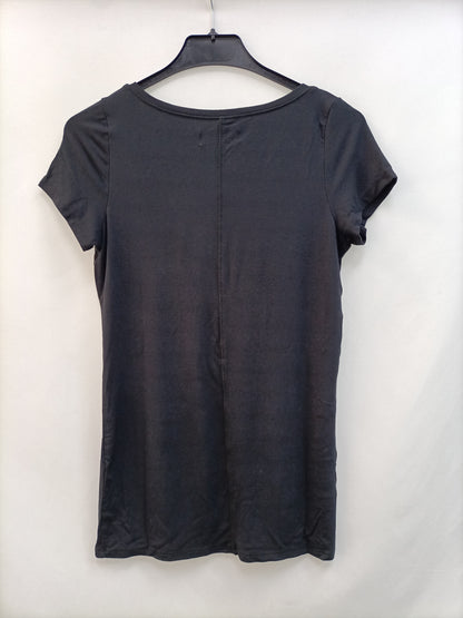 HOLLISTER. Camiseta negra básica T.m