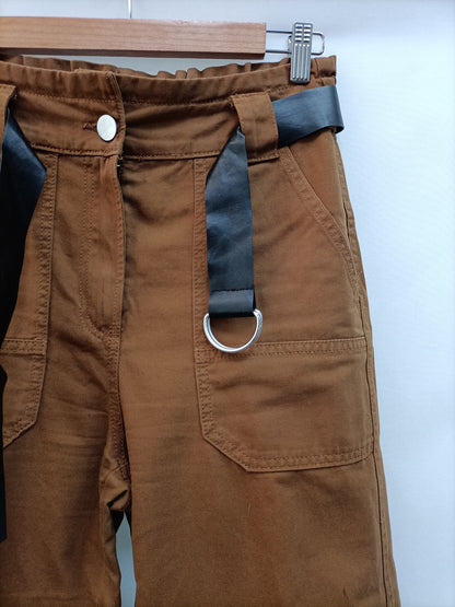 BERSHKA. Dark mustard trousers size 38