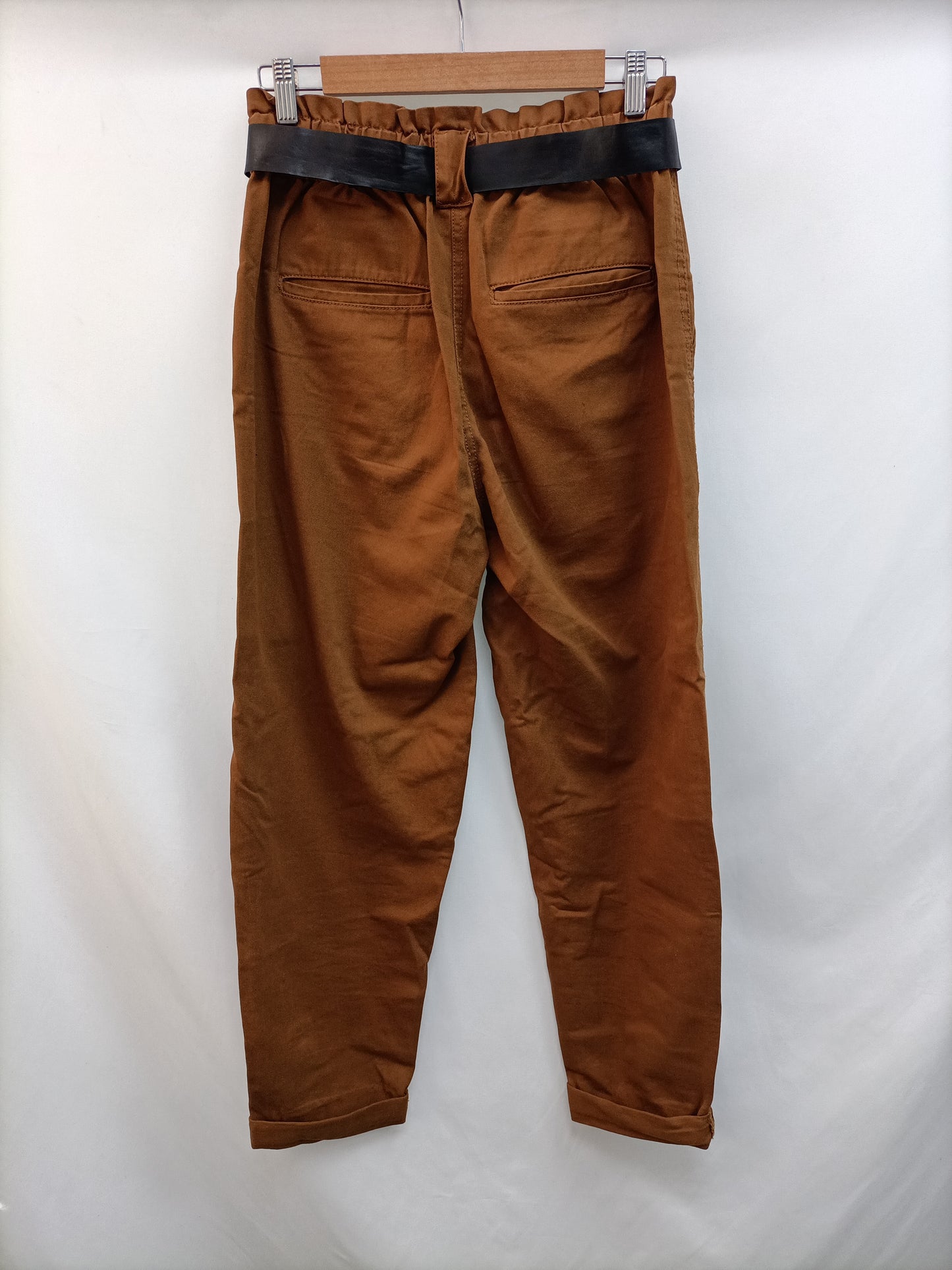 BERSHKA. Dark mustard trousers size 38