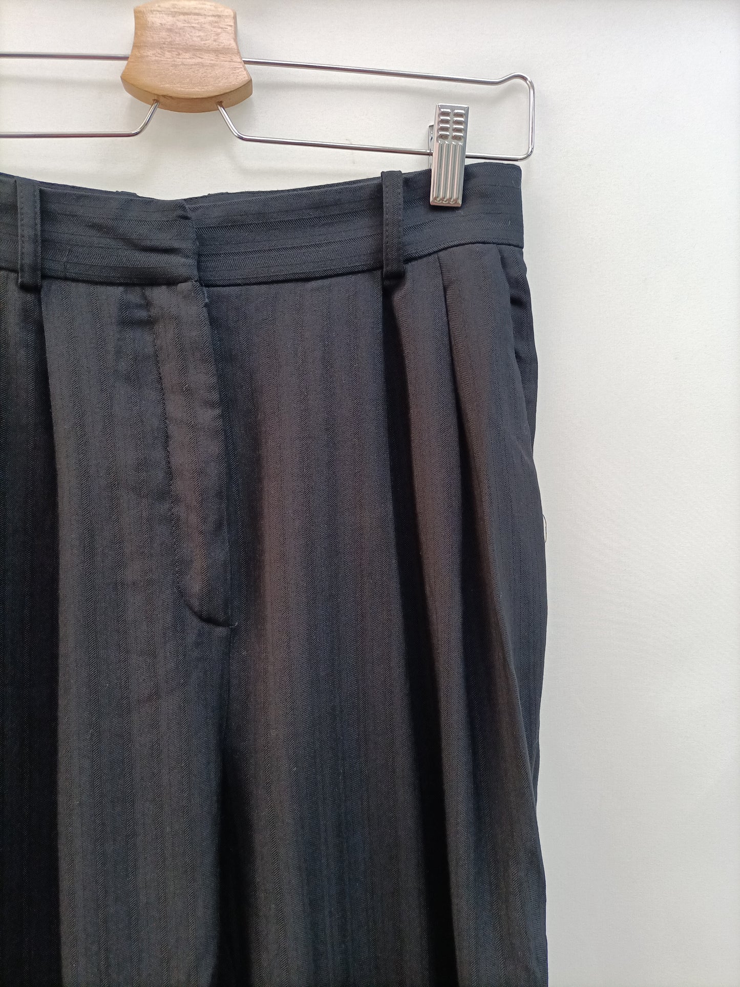 ZARA.Striped fluid trousers S.XS