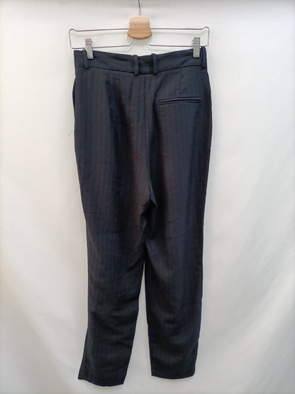 ZARA.Striped fluid trousers S.XS