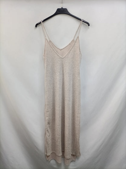 OTRAS. Vestido punto beige Tu(s/m)