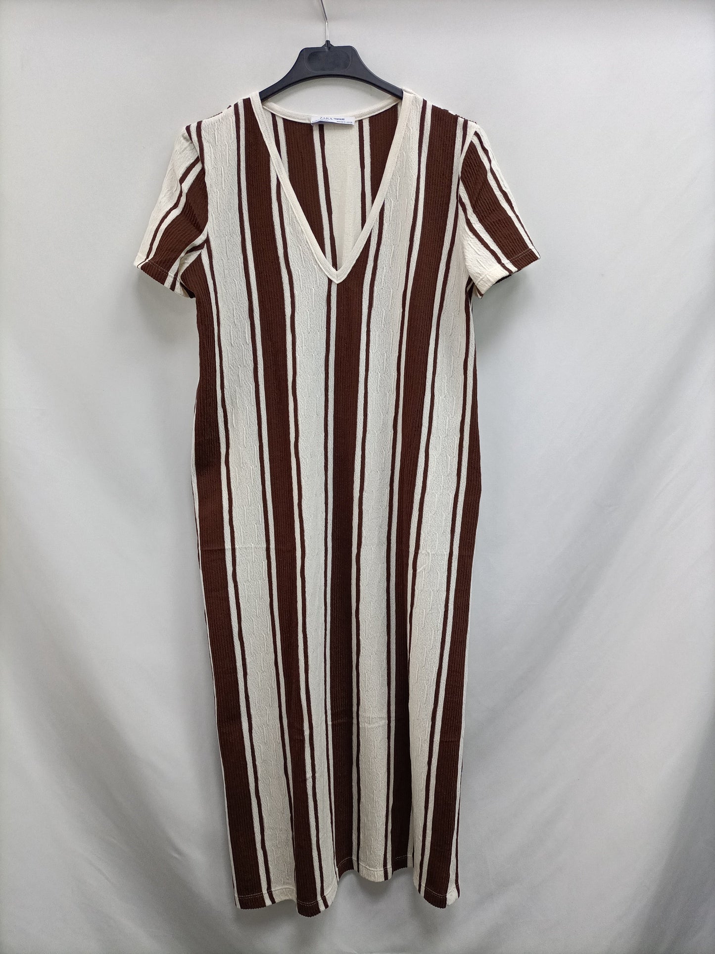 ZARA. Striped Ts midi dress